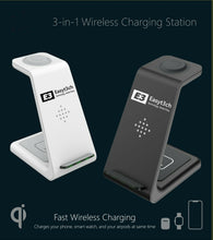 Load image into Gallery viewer, Fast E3 wireless Charger Dock 3 in 1 Stand for iPhone and Android Devices