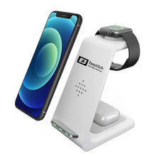 Load image into Gallery viewer, Fast E3 wireless Charger Dock 3 in 1 Stand for iPhone and Android Devices