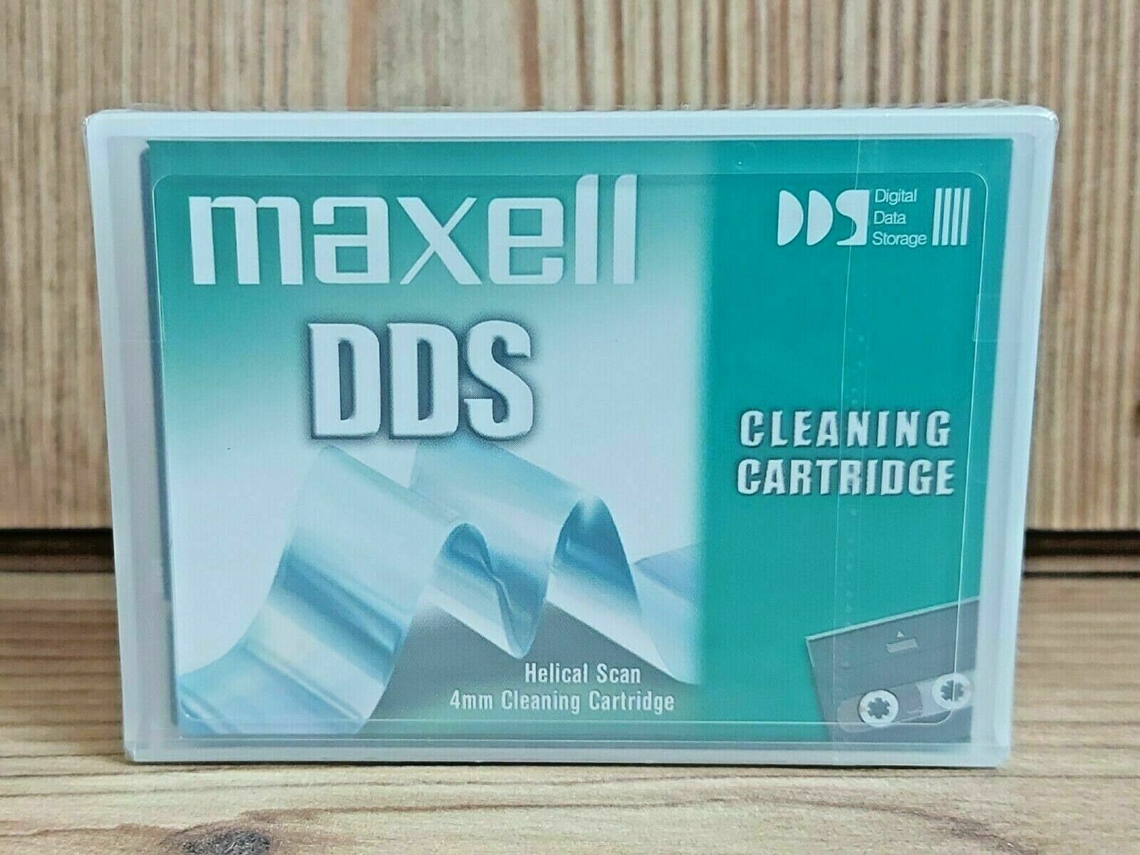 NEW Maxell DDS Helical-Scan 4mm Cleaning Cartridge Data Tape DDS,2