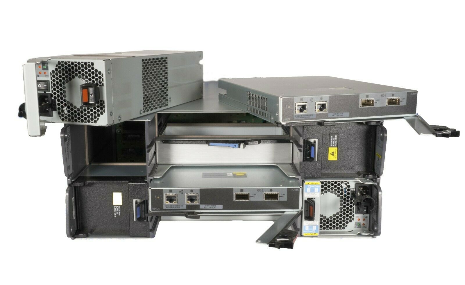 NetApp DS4246 24x 4TB X477A-R6 SAS Hard Drive Disk Array Shelf Total ...