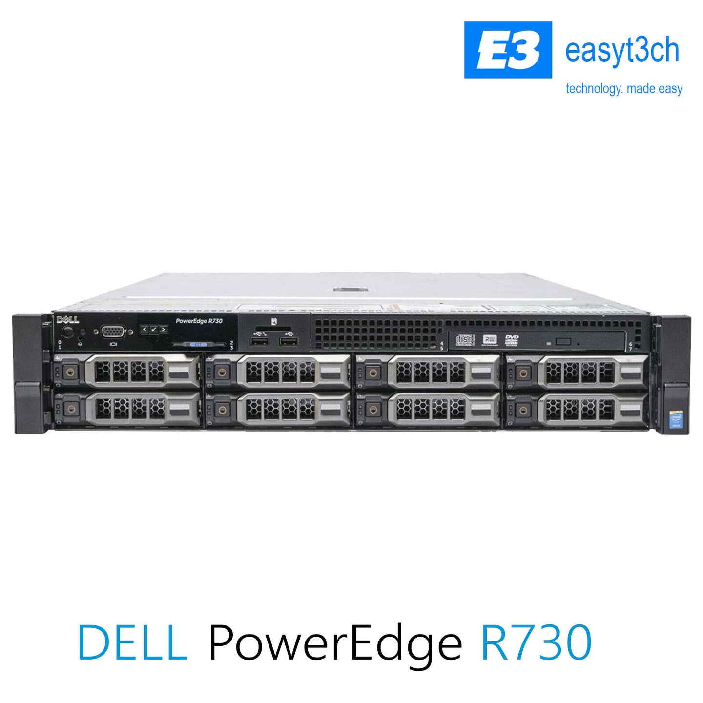Dell PowerEdge R730 Server 2x E5-2687W V3 3.10GHz 64GB RAM 1.8TB HDD 2x 1100W 2U