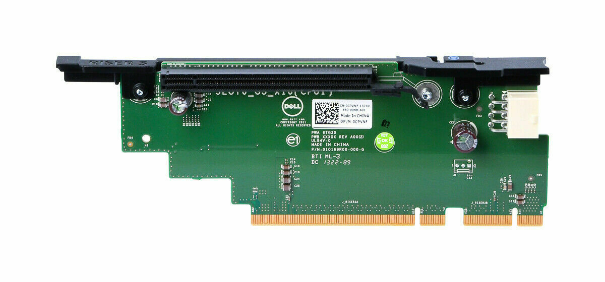 Dell 0CPVNF R720 R720XD PCI-Express x16 Riser Card CPVNF RISER 3 Server Network