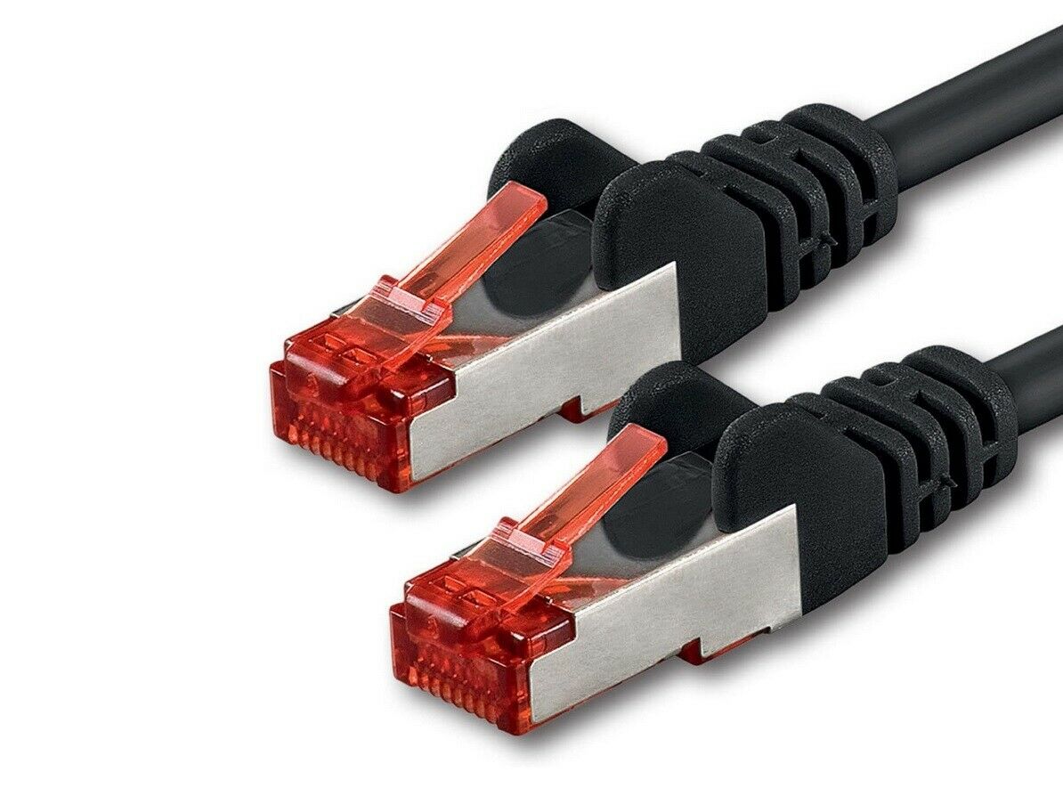 SHORT CAT6 20CM S/FTP NETWORK CABLE SFTP INTER PATCH PANEL LEADS 20CM